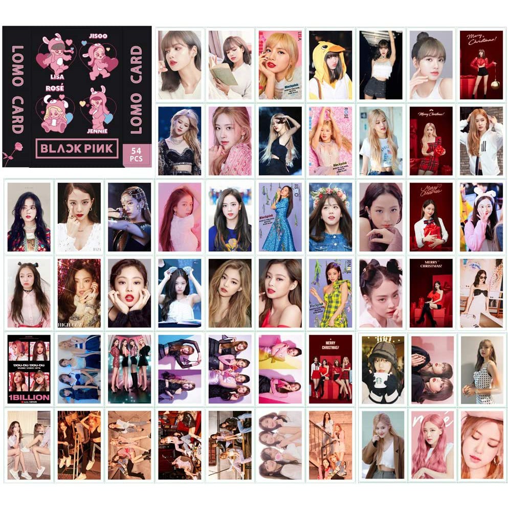 Lomo card nhóm nhạc Kpop Blackpink bộ ảnh 30 tấm