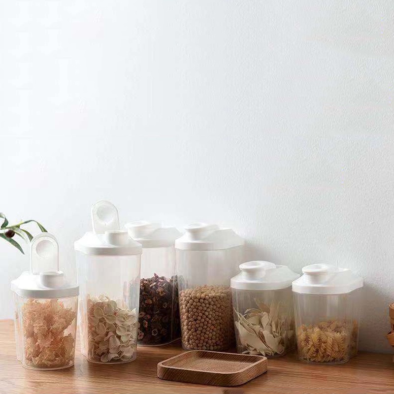 Hộp Nhựa Đựng Ngũ Cốc 1L / 1.5L Tiện Dụng