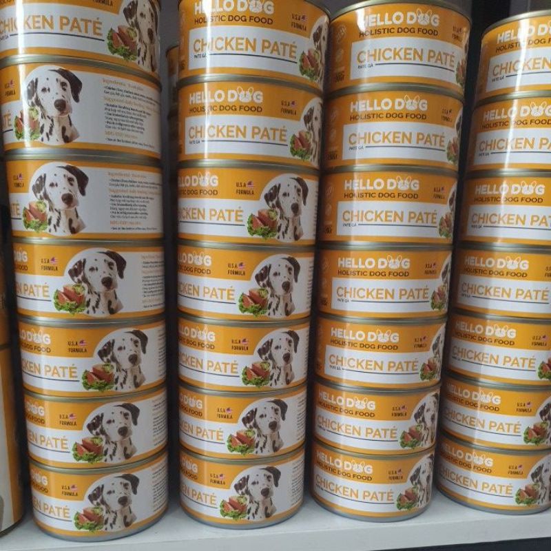 [Mã PET50K giảm Giảm 10% - Tối đa 50K đơn từ 250K] [BÁN SỈ] Pate cho Cún Hello Dog - hộp 190g