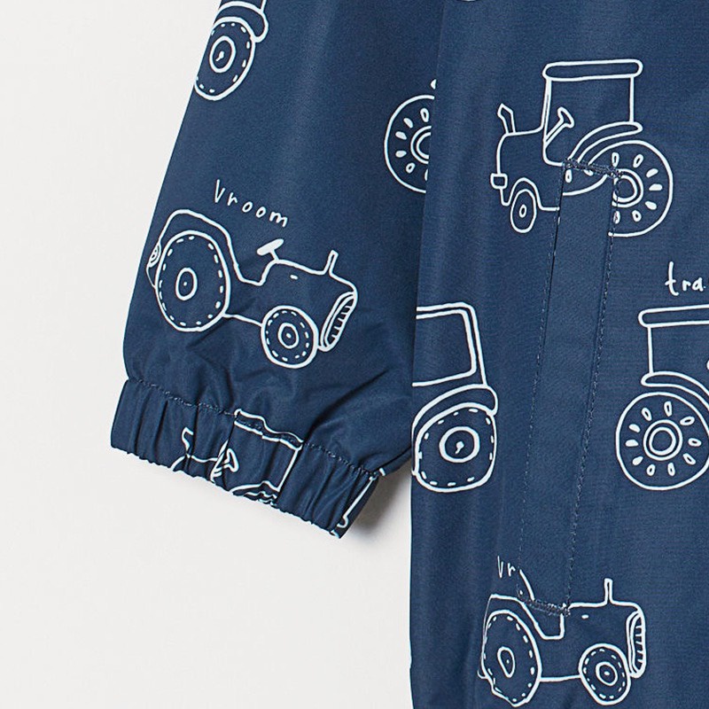 Áo gió Malwee xanh ô tô MW7116 cho bé trai 2-8 tuổi - Little Maven Official Store