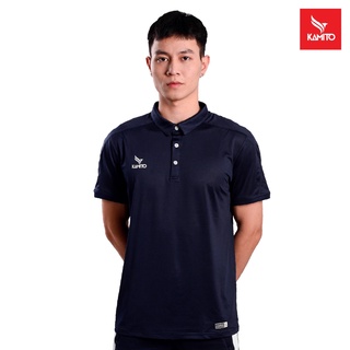 Áo polo thể thao nam có cổ bẻ chính hãng kamito mẫu phối vai chất mỏng mát tại minh hải sport