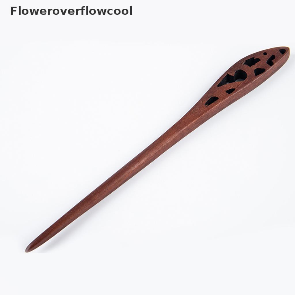 Fcvn Vintage Handmade Wooden Green Sandalwood Hairpins Women Hair Pin Ancient Chinese HOT