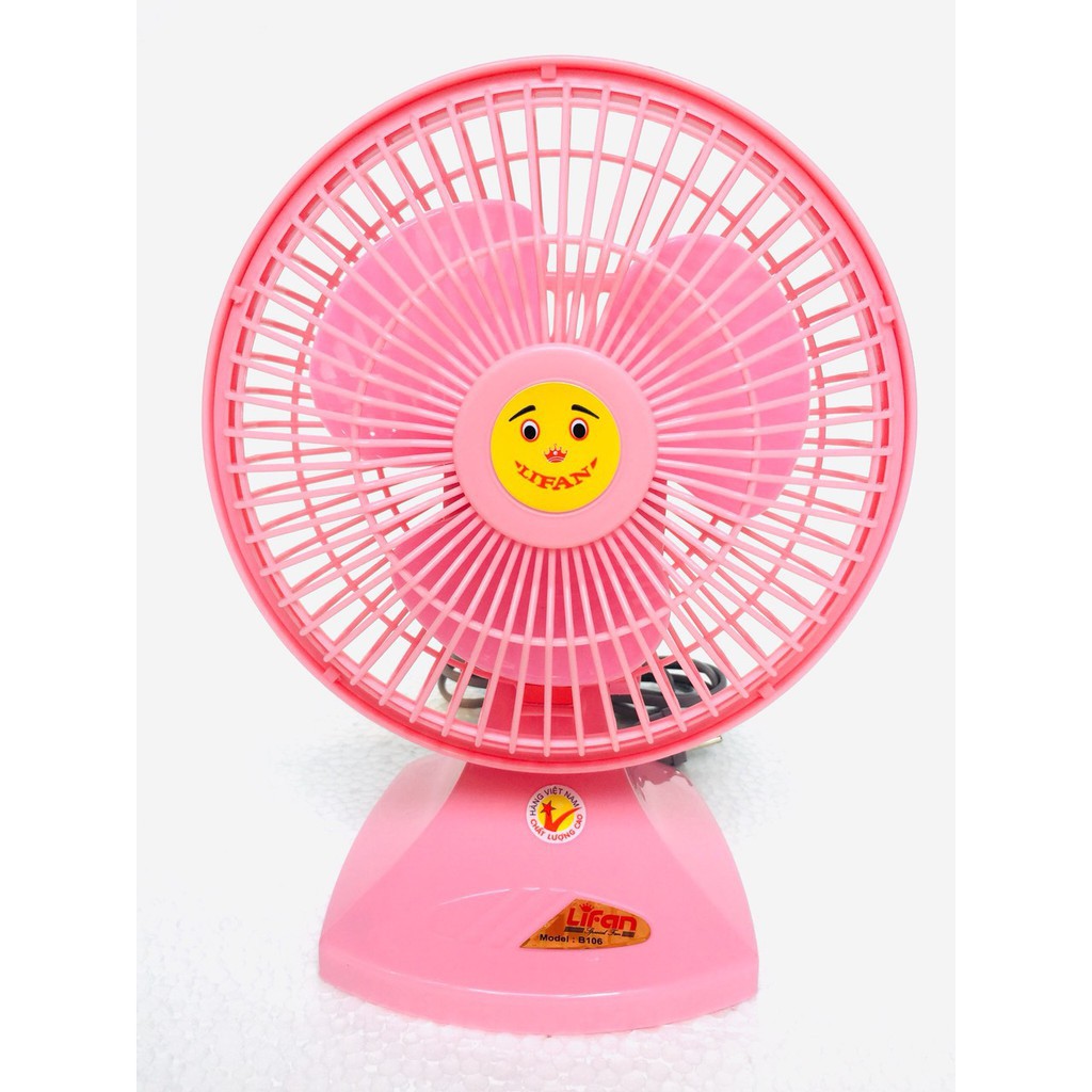 Quạt điện bàn loại nhỏ 3 cánh mini Lifan B106 cắm điện trực tiếp