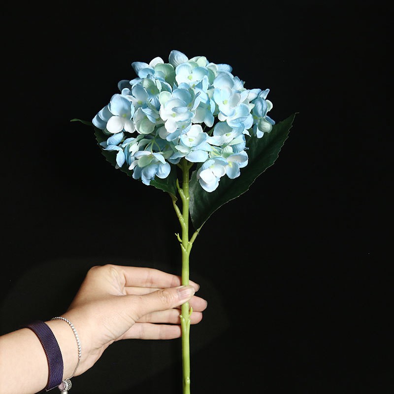 Hoa giả - Hoa cẩm tú cầu Đà Lạt cao cấp cành 1 bông17cm cao 46cm Trang trí, phụ kiện chụp ảnh
