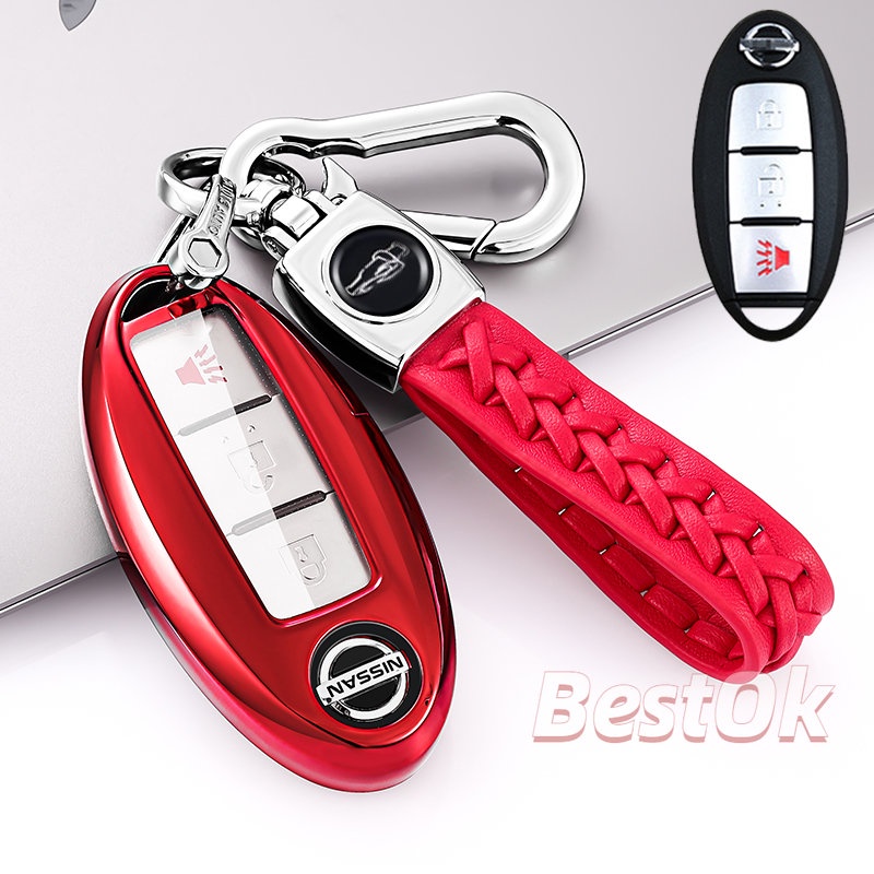 Vỏ Bảo Vệ Chìa Khóa Xe Hơi nissan Qashqai Juke nissan terra almera sentra Qashqai Juke F15 J10 J11 X-Trail T32 T31 Kicks Tiida Pathfinder Pulsar
