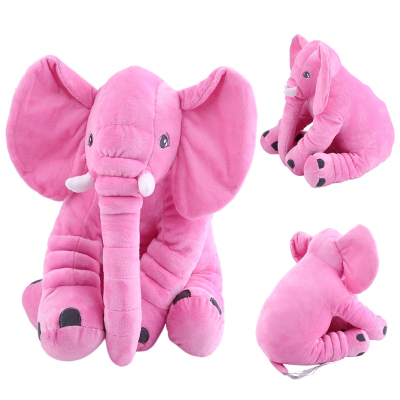 Gối Ôm Hình Chú Voi Mũi Dài Nhồi Bông Dễ Thương