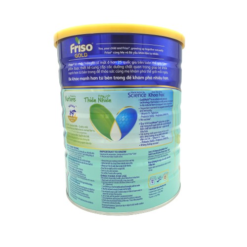 1 lon Sữa Frisolac Gold 4 Cho Trẻ Từ 2-4 Tuổi loại bột 1400g