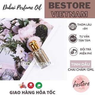 Tinh dầu nước hoa Dubai thiết kế chai chấm 12ml