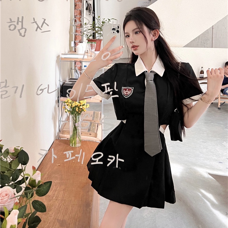 Đầm Mini Tay Ngắn Thời Trang Cho Nữ