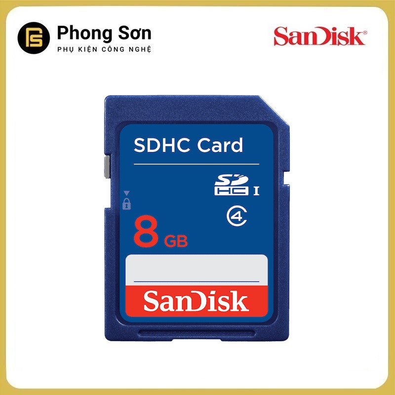 Thẻ nhớ SDHC 8GB Class4 Sandisk | BigBuy360 - bigbuy360.vn