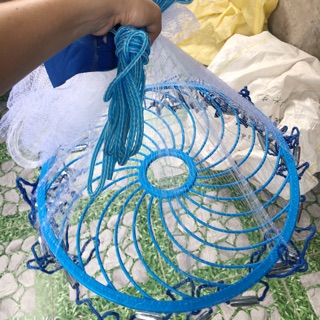 [Giá Rẻ] CHÀI CƯỚC RÚT ĐĨA BAY UFO CAO 4M BUNG 8M NẶNG 4kg BẮT TÔM CÁ SIÊU NHẠY