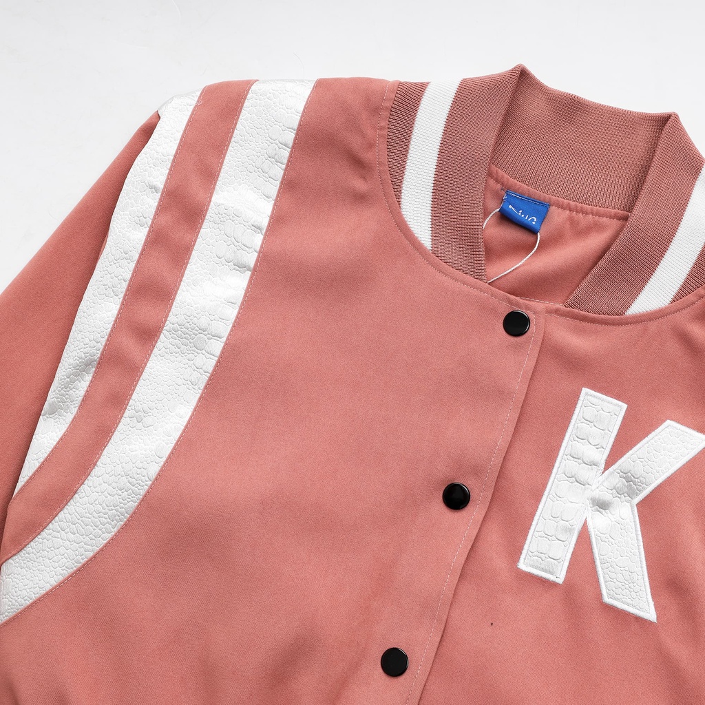 Áo Khoác Croptop Nữ Nhung Form - S1 - Màu Ruốc