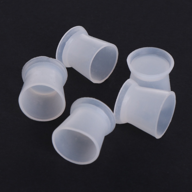 [Hàng mới về] Set 5 cốc silicon đựng mực xăm vĩnh viễn thông dụng