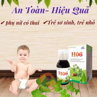 Siro Ho H06 Giảm Ho, Sổ Mũi Dùng Được ChoTrẻ Sơ Sinh Và Phụ Nữ Có Thai