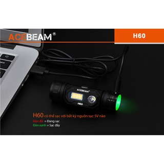 ĐÈN ĐEO ĐẦU ACEBEAM H60