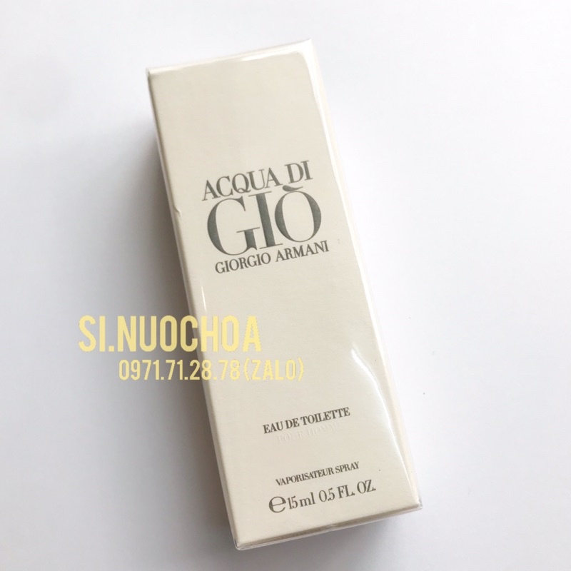 Nước hoa Nam Giorgio Armani Acqua Di Gio Pour Homme Edt gio trắng