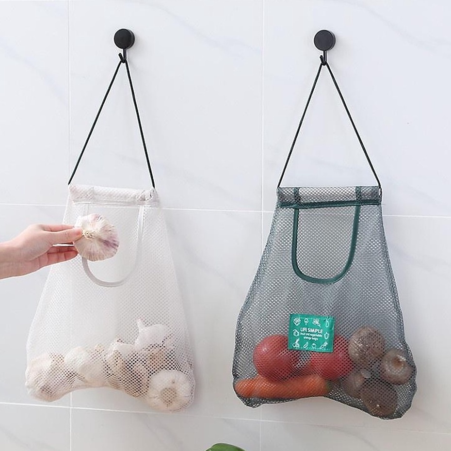 Túi Lưới Lưu Trữ Trái Cây Rau Củ Hành Tỏi H075
