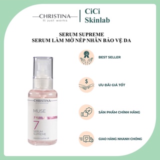 [Hàng Chính Hãng] Tinh chất làm mờ nếp nhăn bảo vệ da Serum Supreme Muse christina