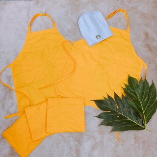 [HÀNG ĐẸP] [GIÁ TỐT] Tạp dề màu vàng tươi