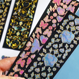 Sticker trang trí toploader viền vàng - Be Tiny Stationery