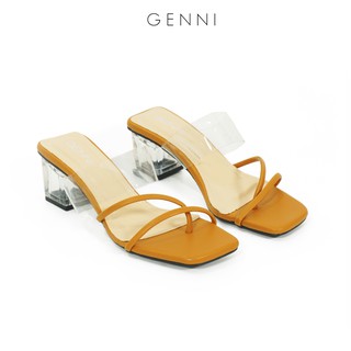 Guốc gót trong 3p quai mảnh GE413 - Genni