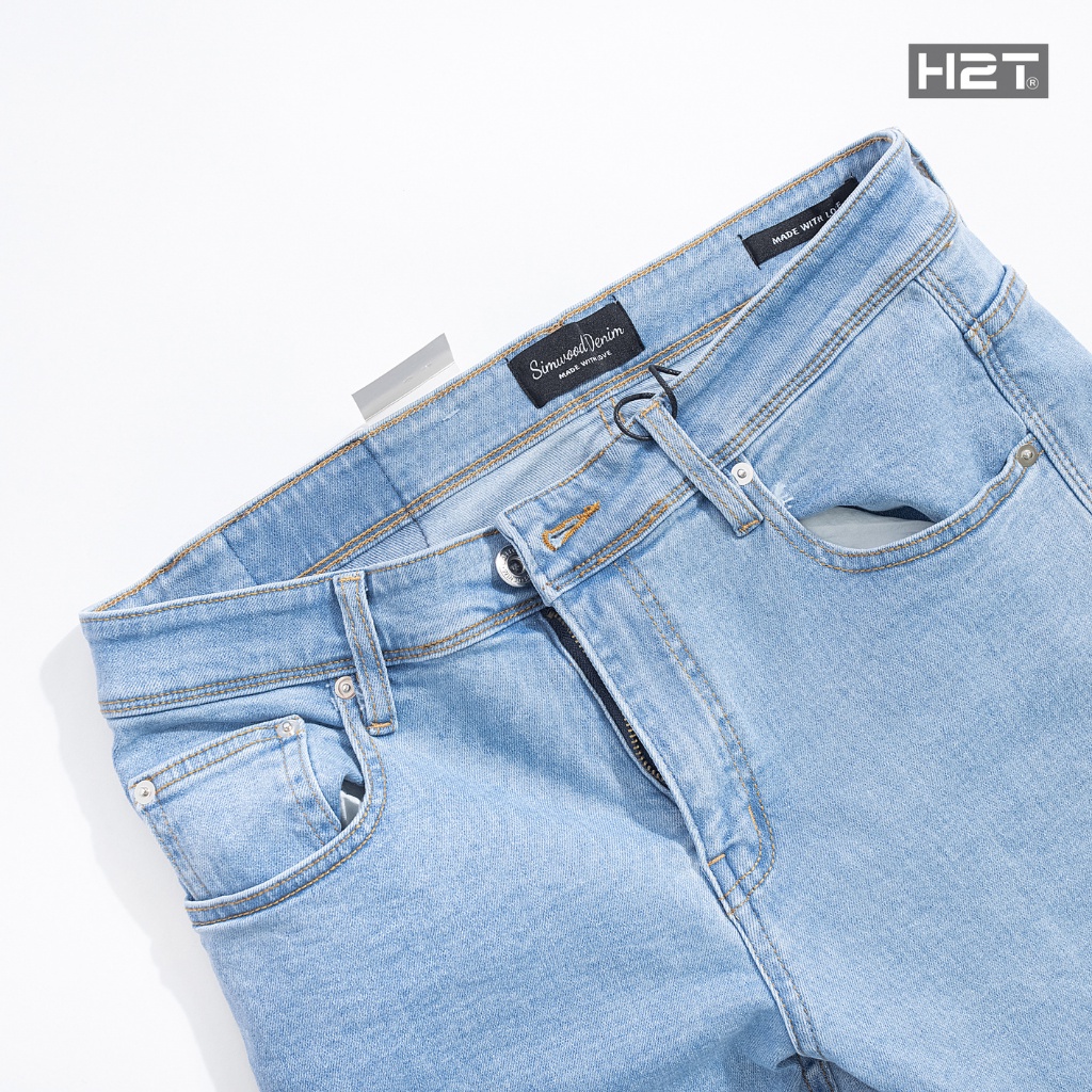 Quần Jean Nam Basic H2T Kiểu Dáng Skinny Cực Tôn Dáng, Chất Liệu Bò SIMWOOD DENIM Thoải Mái, Không Gây Khó Chịu 1196 | BigBuy360 - bigbuy360.vn