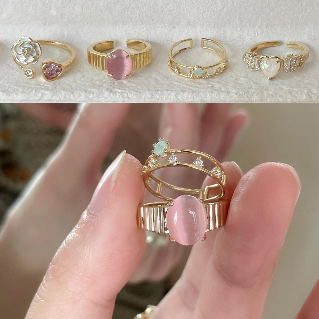 Móc Khóa Hình Vỏ Sò Đính Đá Opal Nhân Tạo Thời Trang Dành Cho Nữ