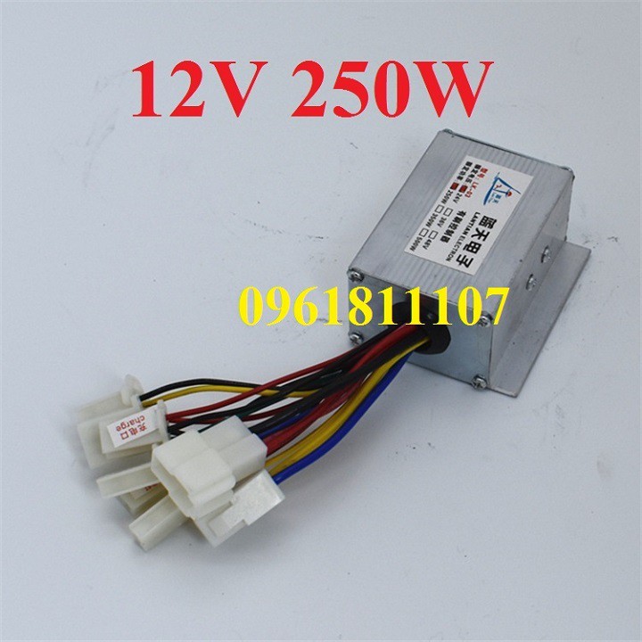 Điều tốc motor 12V 500W cho motor có chổi than