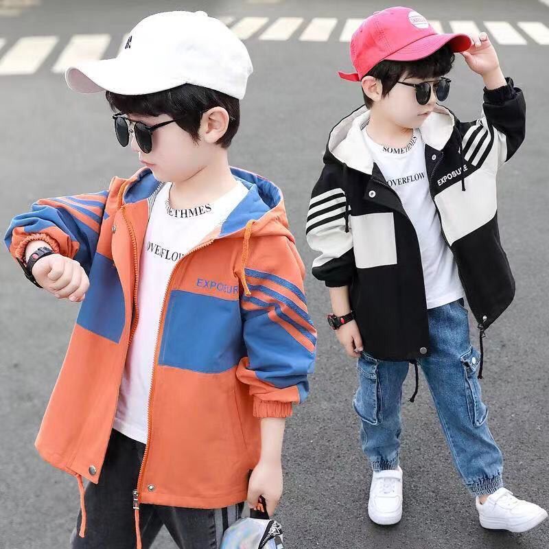 Áo Khoác Có Mũ Thời Trang Năng Động Cho Bé