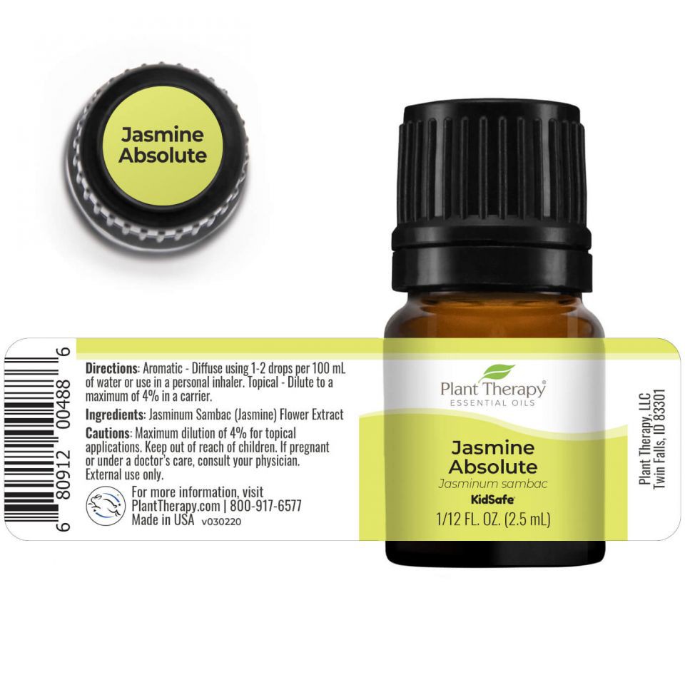 Plant Therapy - Tinh Dầu Hoa Nhài (Jasmine Absolute) - KidSafe - 2.5mL