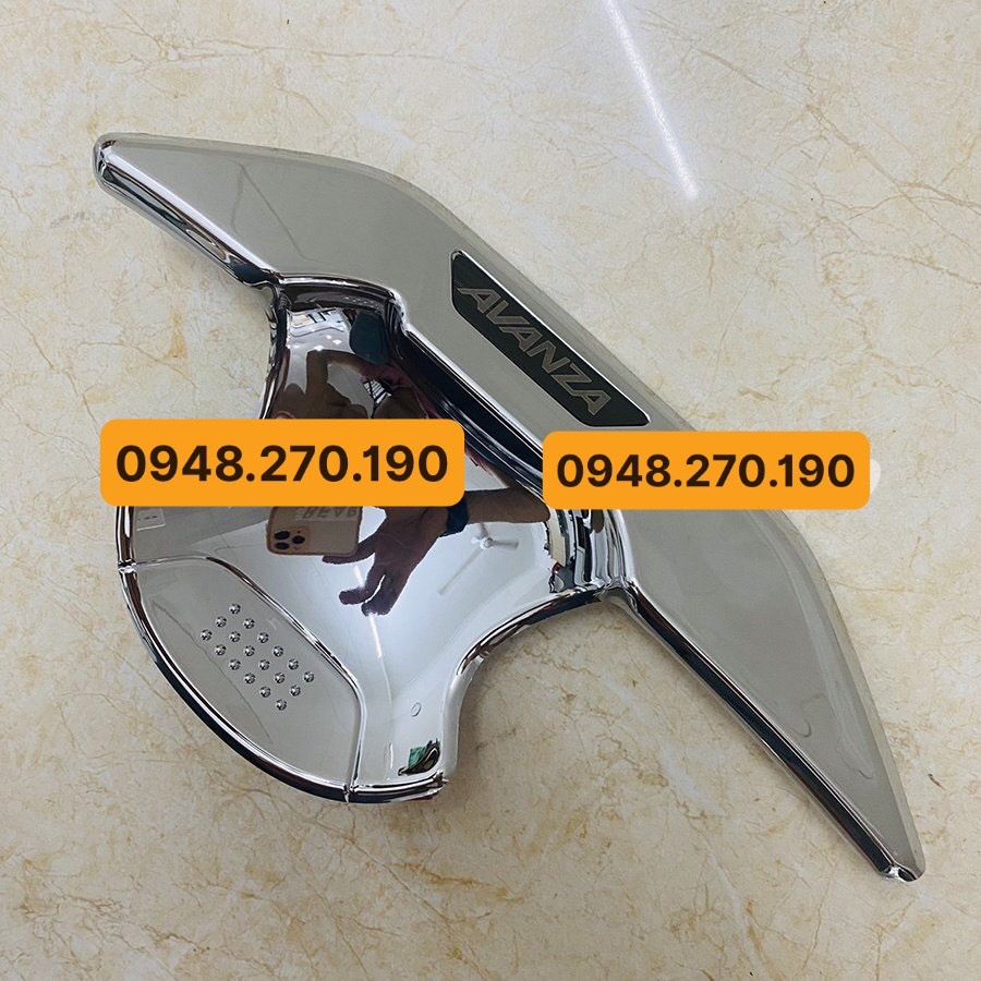 Ốp Tay Cửa Và Hõm Cửa Xe Toyota Avanza 2021 2022 2023 Mạ Crom Cao Cấp Chống xước tay cửa làm đẹp cho xe