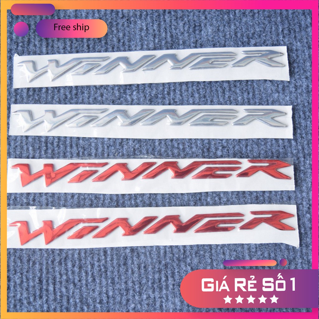 [GIÁ GỐC] Bộ tem chữ nổi Winner