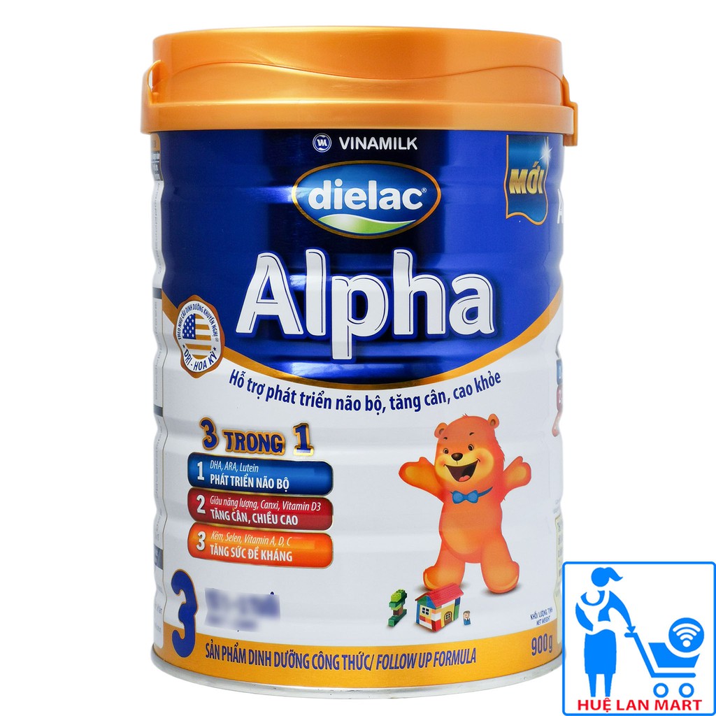Sữa Bột Vinamilk Dielac Alpha 3 - Hộp 900g