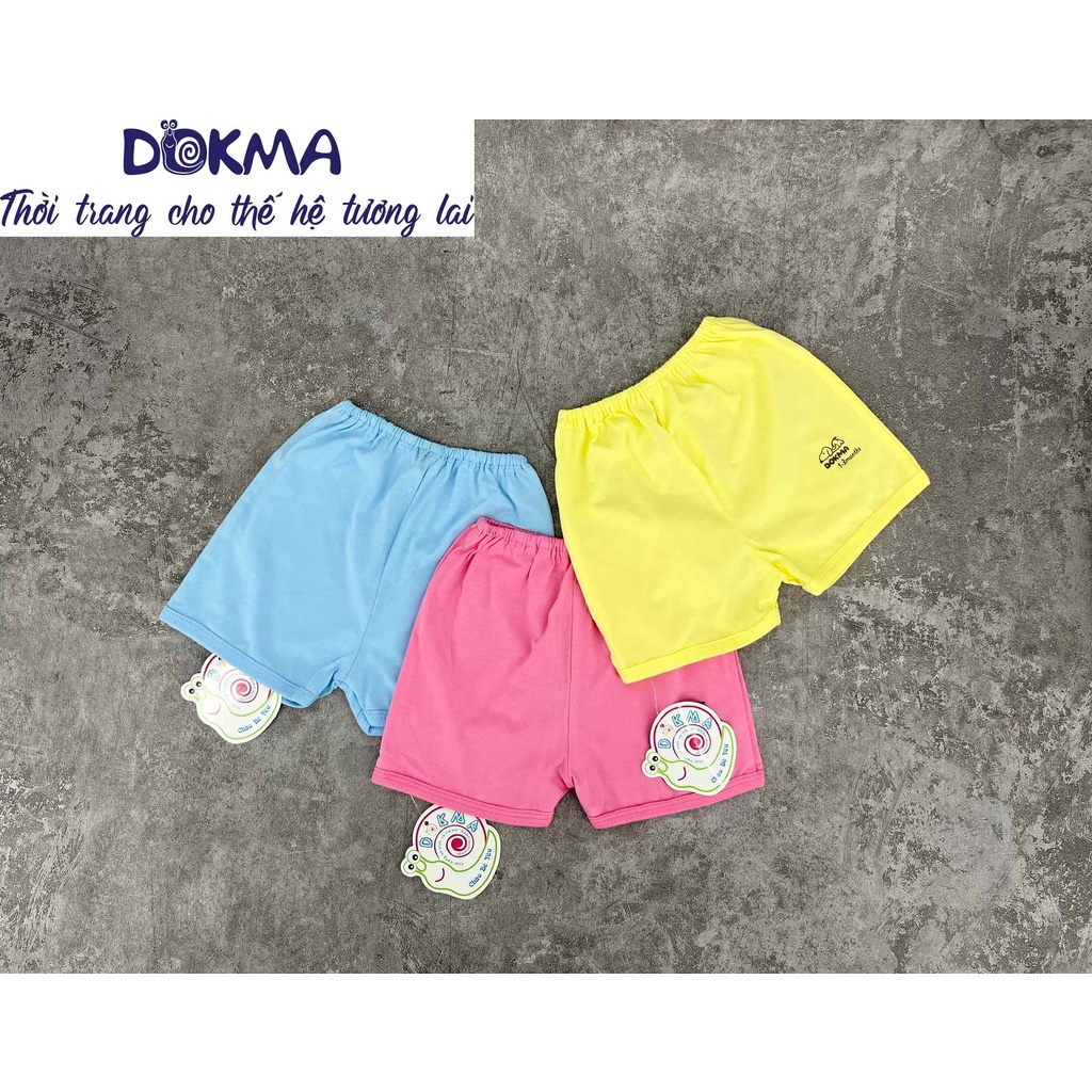 DQ115 Quần đùi ss viền màu DOKMA (3-12M)