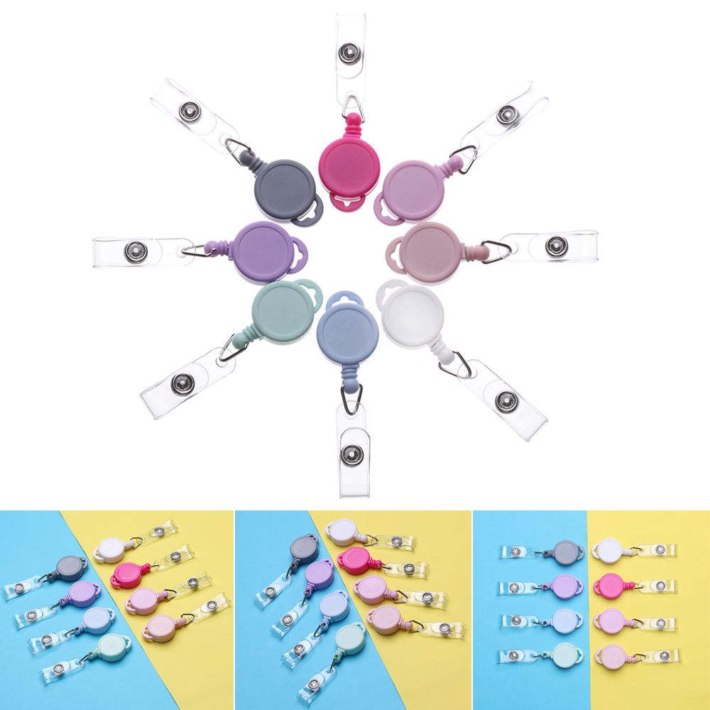 1 Dây Kẹp Gắn Thẻ ID Chống Thất Lạc Siêu Bền Có Thể Thu Gọn