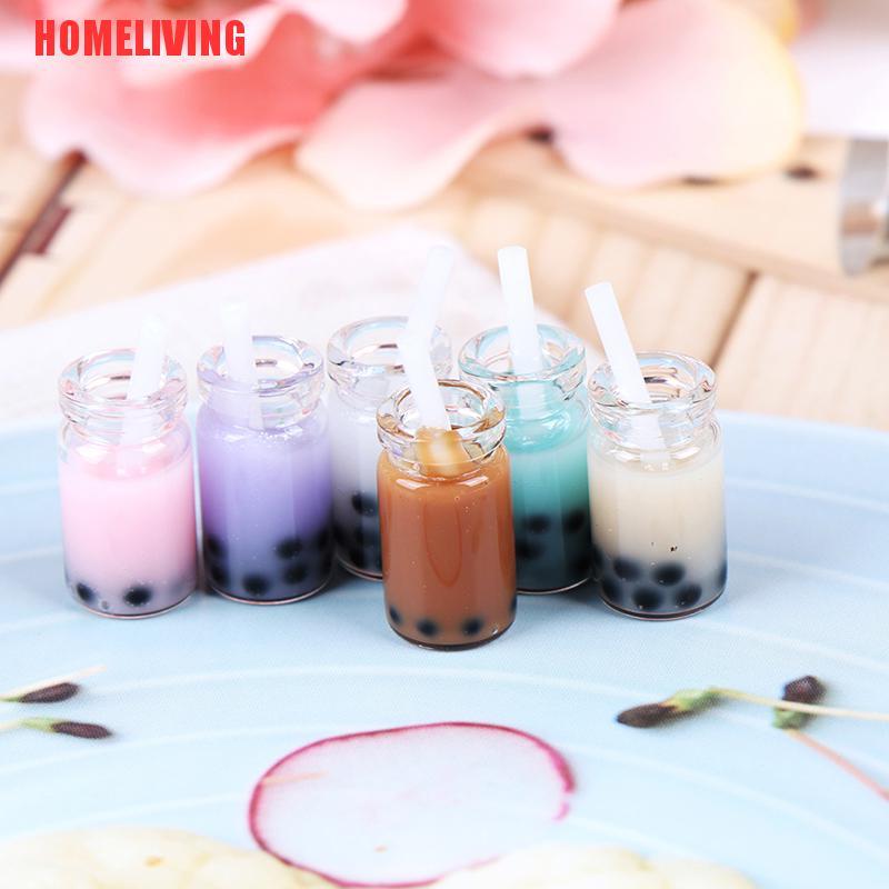 [HOMELIVING] Set 3 Ly Trà Sữa mini 1: 12 Trang Trí Nhà Búp Bê Thu Nhỏ