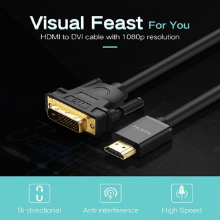 Cáp HDMI sang DVI 24+1 dài 2m Ugreen 10135