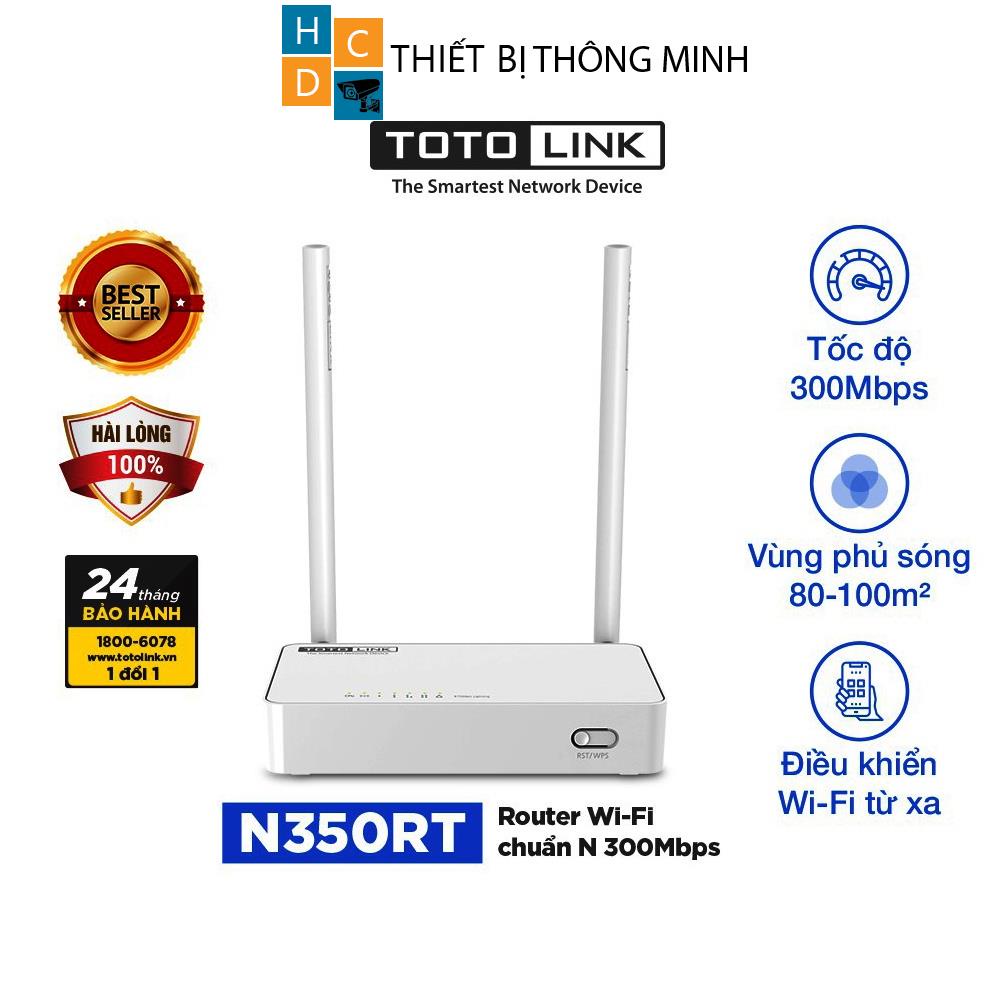 Cục phát wifi router wifi chuẩn N TOTOLINK N350RT