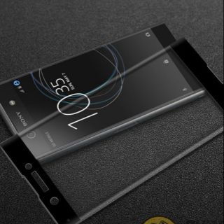 Kính cường lực 4D sony xperia Xa1 ultra full màn hình ( tặng ốp dẻo silicon cao cấp)