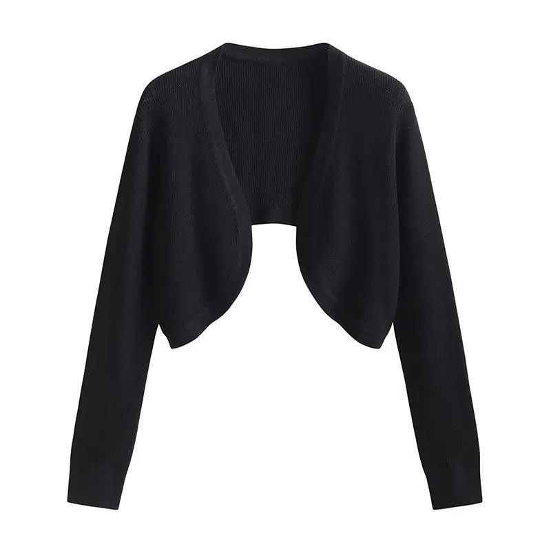 Áo Khoác Cardigan Ngắn Dệt Kim Niche Dành Cho Nữ Thời Trang 2022