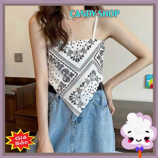 Áo Yếm 2 Dây Thổ Cẩm Dạo phố đẹp, đi biển Siêu Hót. Candy.shop