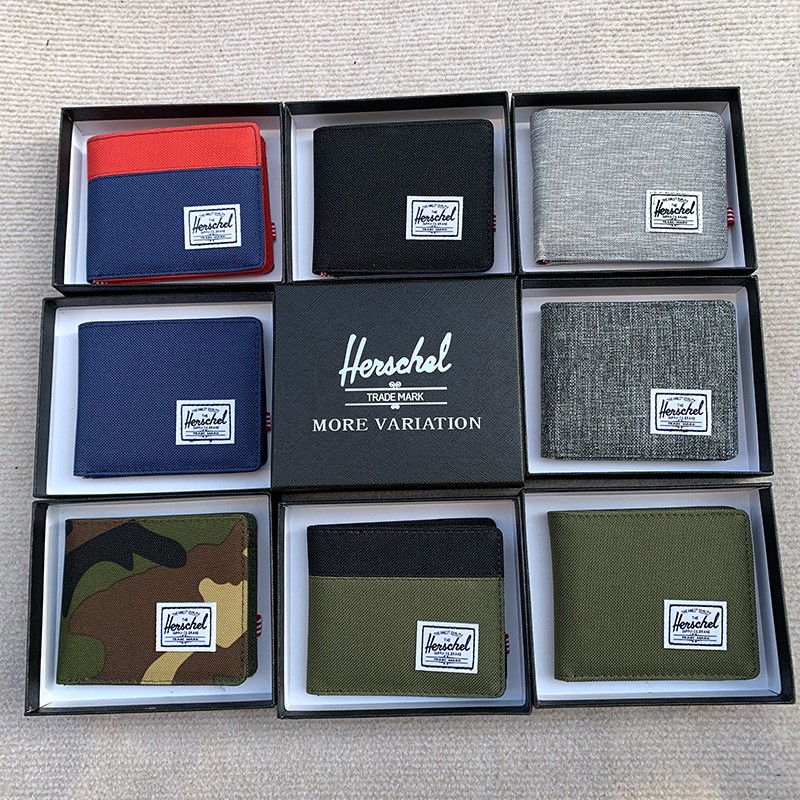 Herschel Men Wallets fashion coin pouch multifunctional clutch women wallet cardholders men money clip