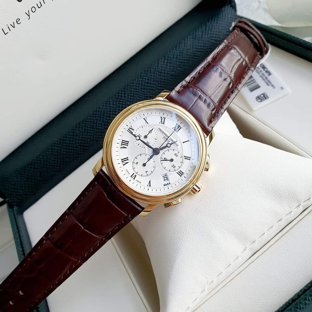 ĐỒNG HỒ NAM  Frederique Constant GMT FC DRESS WATCH