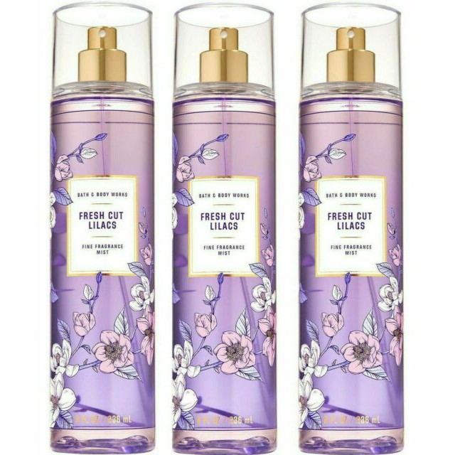 Xịt Thơm Fresh Cut Lilacs Bath &amp; Body Works 236ml +jɥȽÿ08+