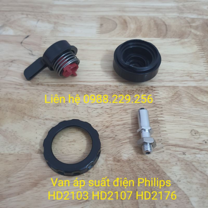 PHỤ KIỆN CHÍNH HÃNG - Van áp suất điện, gioăng chính, gioăng phụ, van phụ nồi áp suất  Philips HD2103 HD2107 HD2176