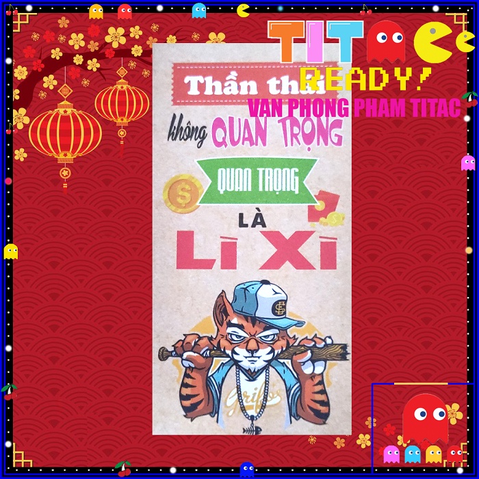Bao Lì Xì Tết 2022 Giá Sỉ Rẻ Đẹp Hình Con Hổ Siêu Độc Lạ Màu Retro