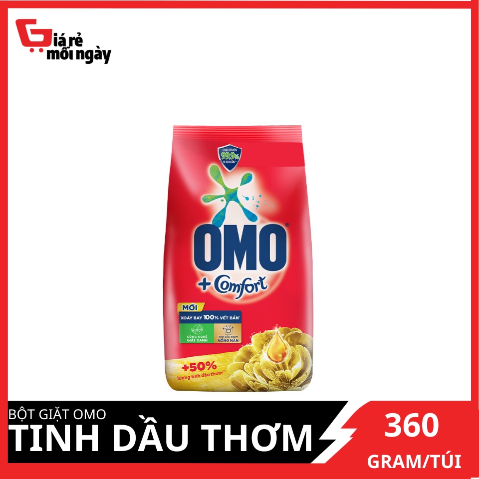 Bột giặt OMO Tinh dầu thơm 360g