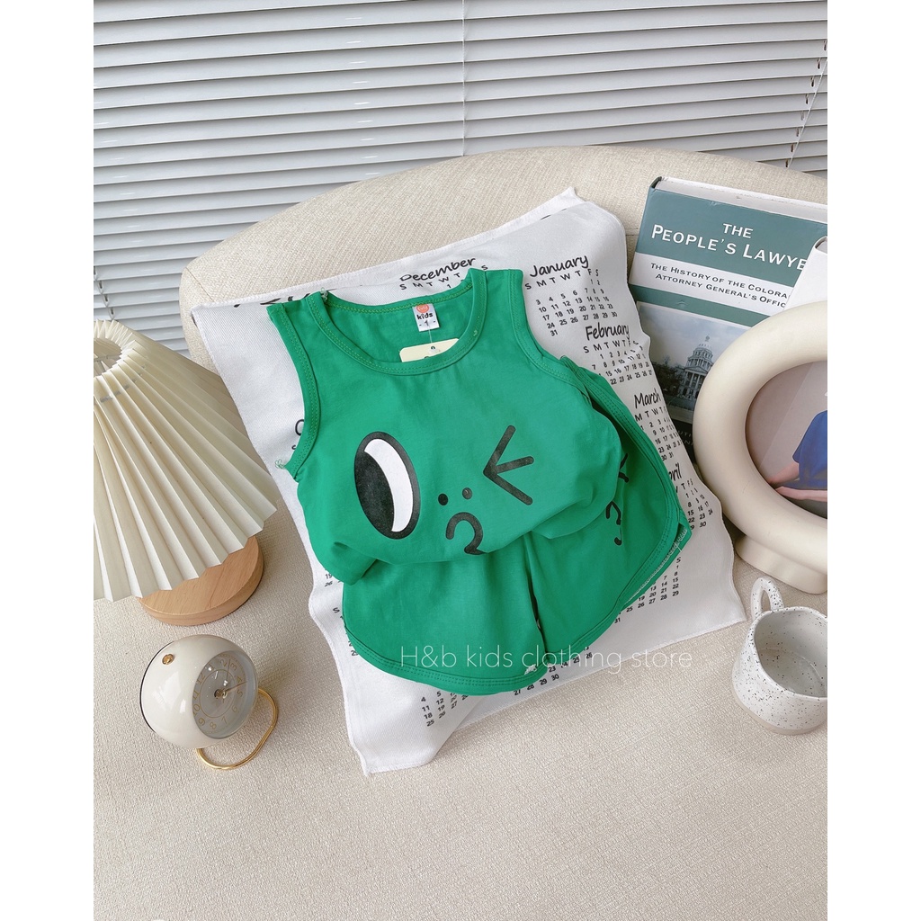 Bộ sát nách cho bé 💖 bộ ba lỗ  cho bé trai bé gái 💖 chất thun lạnh cao cấp siêu mềm siêu mát A23