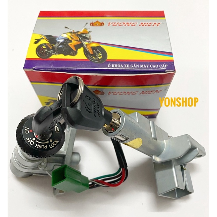 Bộ Ổ Khoá Xe Su Sport Chìa 8 Cạnh Chống Trộm Cao Cấp Chính Hãng VƯƠNG NIỆM