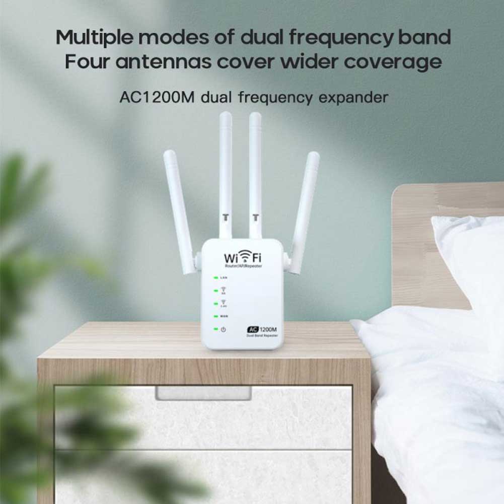 Bộ lặp WiFi không dây 2.4G Bộ khuếch đại tín hiệu 302Mbps Bộ khuếch đại tăng cường dải sóng WiFi Bộ định tuyến cổng